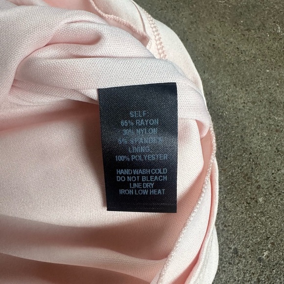 NWT Lulus Bodycon Mini Dress in Light Pink Size XL Women’s Double Lined - Flawed - Picture 6 of 8